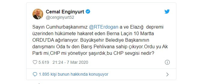 MHP'li Cemal Enginyurt, Berna Laçin'i hedef gösterdi - Resim : 1