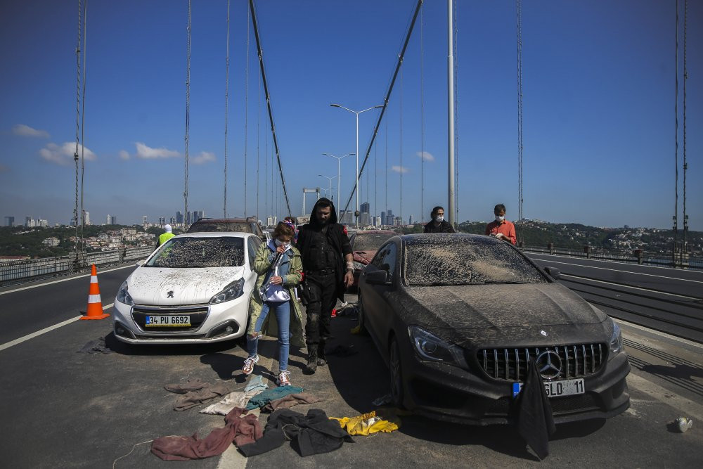 15 Temmuz Şehitler Köprüsü'ndeki hareketlilik film çekimi çıktı - Resim : 1