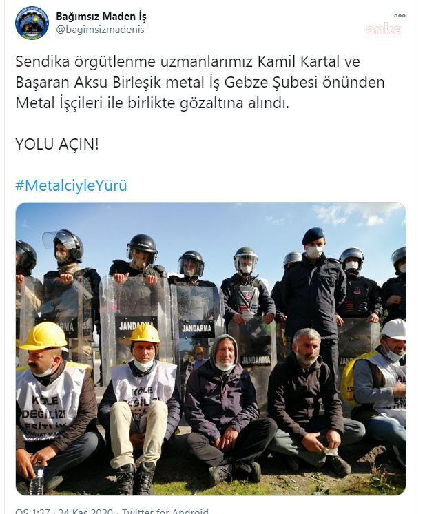 “Öyle mi alay komutanı?” diyen sendikacıya da gözaltı - Resim : 2