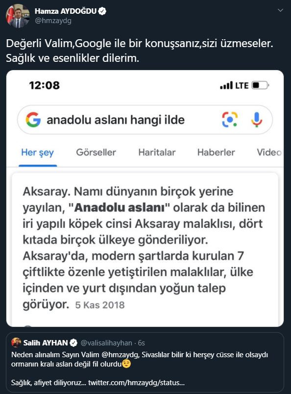 Valilerin 'Anadolu Aslanı' atışması sosyal medyanın gündeminde - Resim : 3