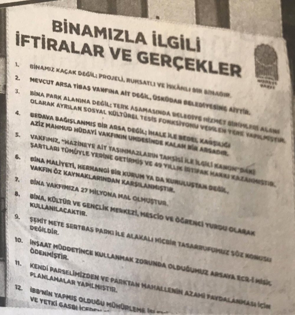 AKP'li belediyenin tarikata bağışladığı arazi için yurttaşlar oturma eyleminde - Resim : 1