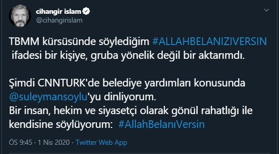 İslam'dan Soylu'ya &ccedil;ok sert 'yardım' tepkisi - Resim : 1