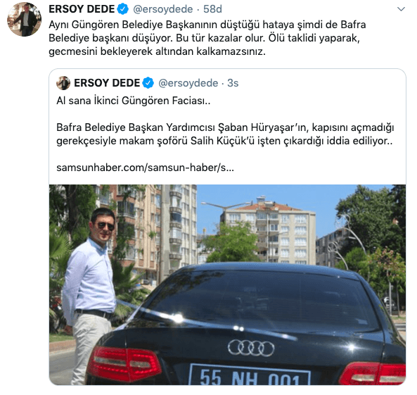 Bir AKP'li belediye klasiği... Kapısını açmayan şoförü kovdu! - Resim : 1