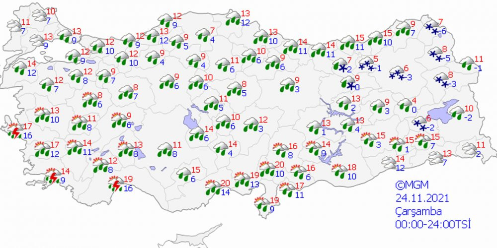 Meteoroloji'den sağanak ve kar uyarısı! - Resim : 1