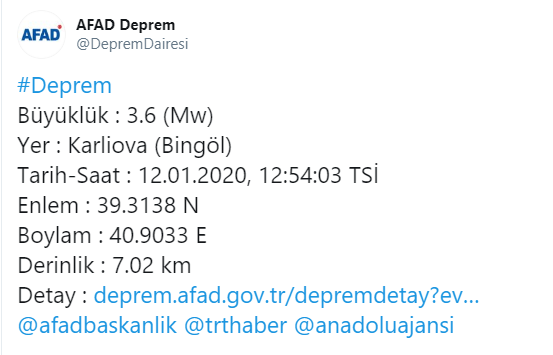 Bingöl'de korkutan deprem - Resim : 1