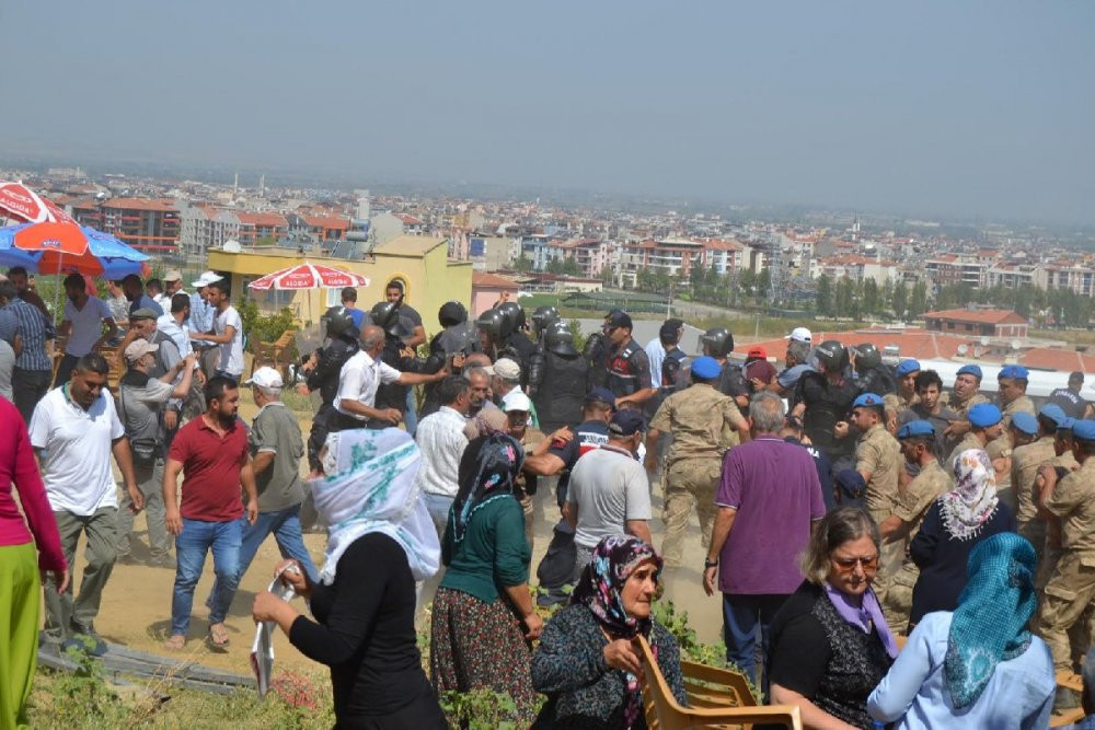 Salihli’de JES eylemine sert müdahale: 26 gözaltı - Resim : 1