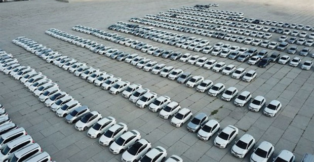 'İsraf sergisi' havadan b&ouml;yle g&ouml;r&uuml;nt&uuml;lendi - Resim : 1