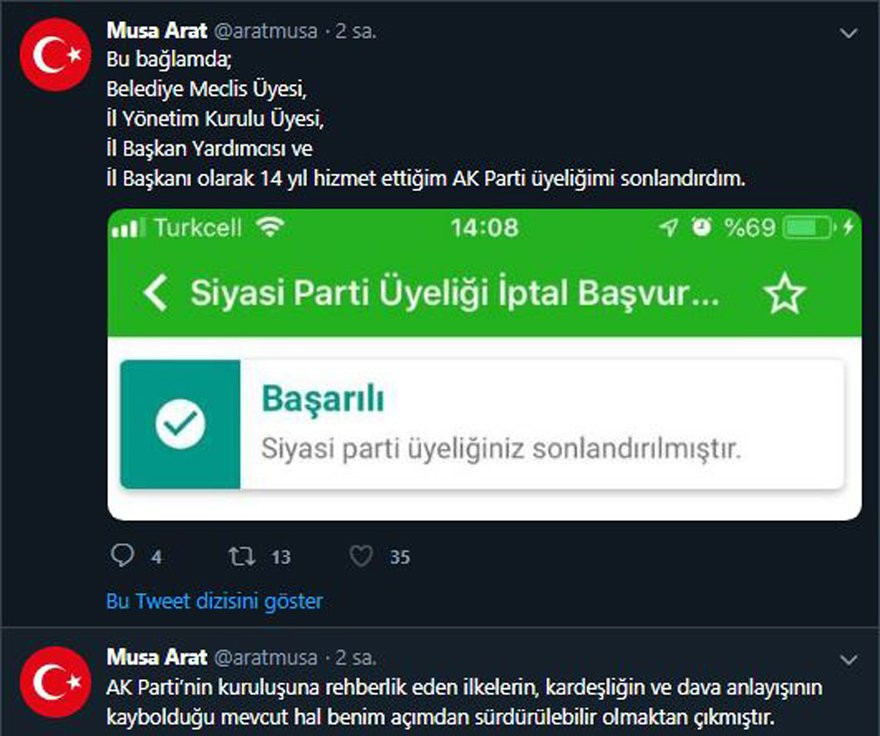 AKP’de bir istifa daha!: Vefa göremedik - Resim : 2