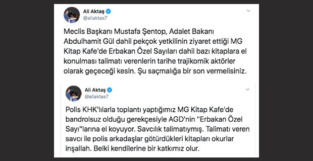 Polis, KHK toplantısında Erbakan kitaplarına el koydu - Resim : 1