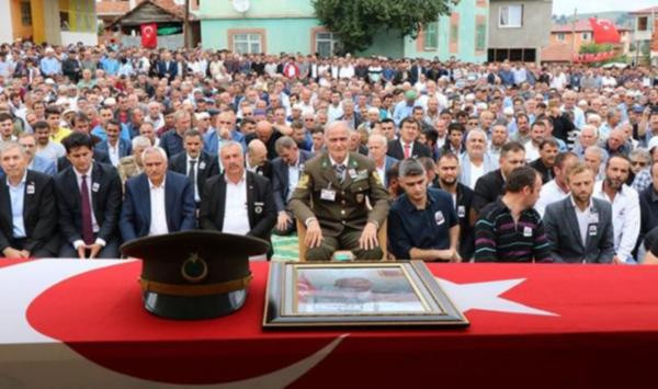 Şehit Jandarma Binbaşı Zafer Akkuş’a veda - Resim : 1