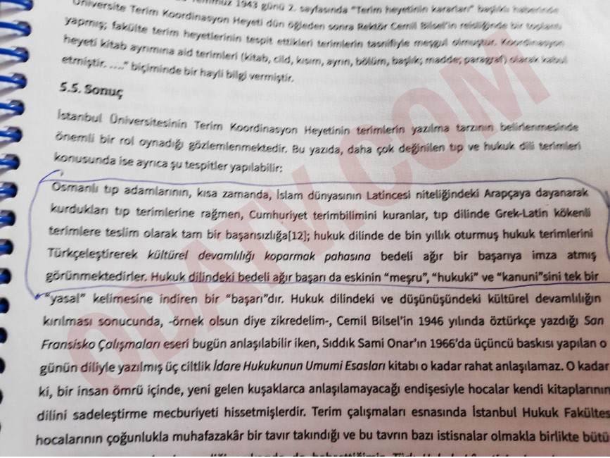 İstanbul Üniversitesi'nin ders kitabında Cumhuriyet nefreti! - Resim : 1