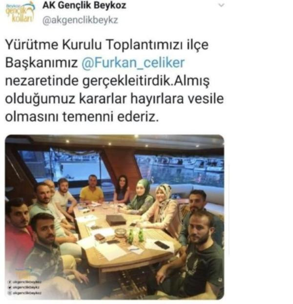 AKP Gençlik Kolları yat sefasında! - Resim : 1