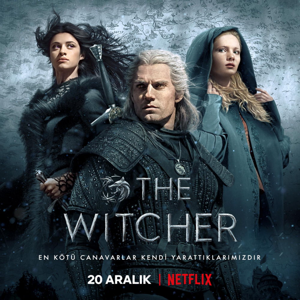 Netflix, The Witcher'ın resmi afişini paylaştı - Resim : 1