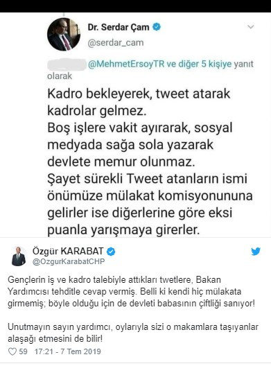 Bakan yardımcısından memur adaylarına tehdit - Resim : 1