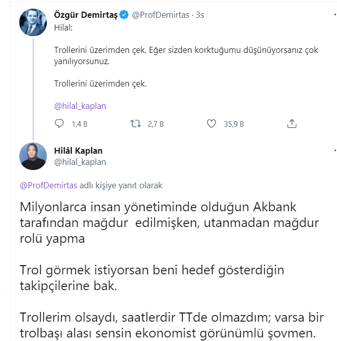 Özgür Demirtaş ve Hilal Kaplan birbirine girdi - Resim : 1