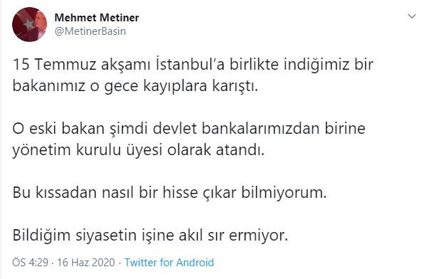 AKP'li Metiner'den partisini karıştıracak iddia - Resim : 1