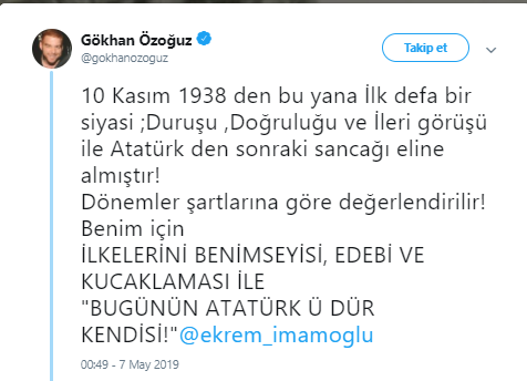 Ünlü isimlerden Ekrem İmamoğlu'na destek mesajları yağdı - Resim : 18