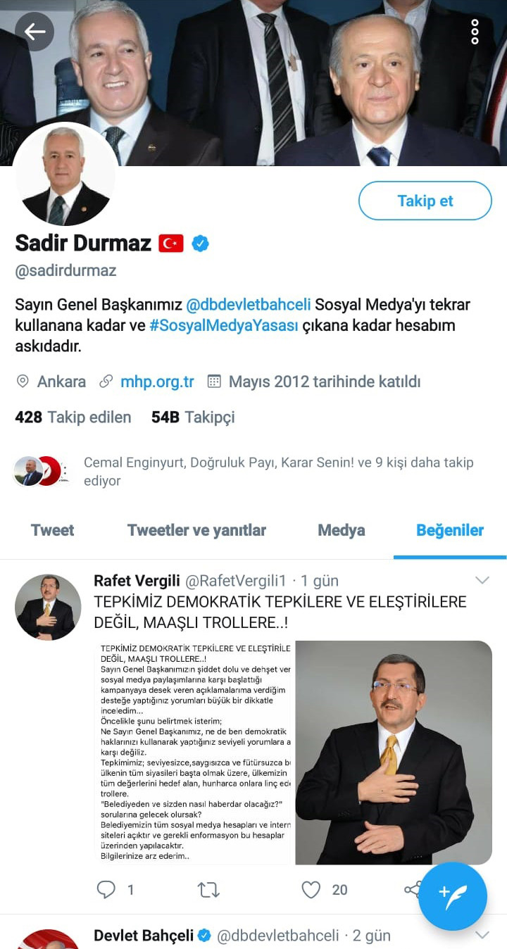 Bahçeli'nin Twitter yasağını MHP'liler böyle aştı - Resim : 2