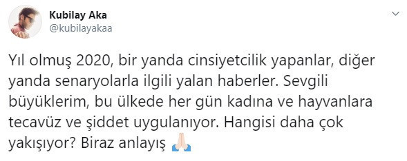 Oyuncu Kubilay Aka'dan AKP'li Mahir Ünal'a Aşk 101 yanıtı - Resim : 1