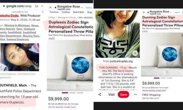 Online alışveriş sitesi Wayfair eşya satar gibi çocuk satıyor - Resim : 1