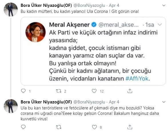 TEDAŞ Genel Müdür Yardımcısı'ndan Akşener ve Faik Öztrak'a ağza alınmayacak hakaretler - Resim : 1