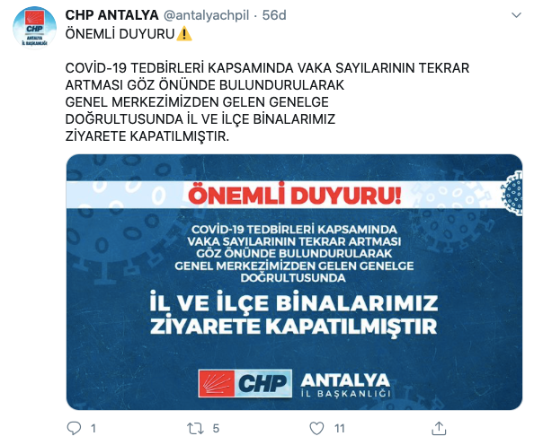 Muhittin B&ouml;cek koronavir&uuml;se yakalanmıştı: CHP'den flaş karar - Resim : 1