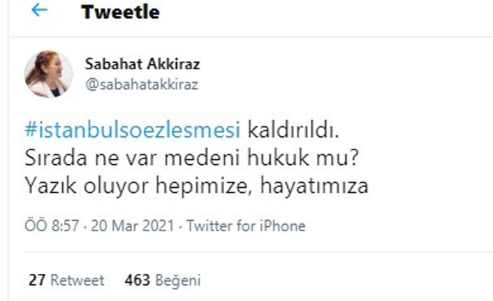 Sabahat Akkiraz: Sırada ne var, medeni hukuk mu? - Resim : 1