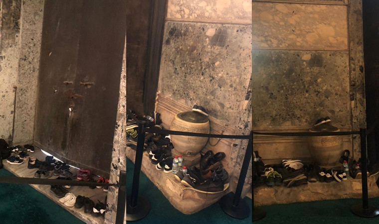 Yetkililer bu g&ouml;r&uuml;nt&uuml;lere sessiz kaldı: Ayasofya tahrip ediliyor - Resim : 2