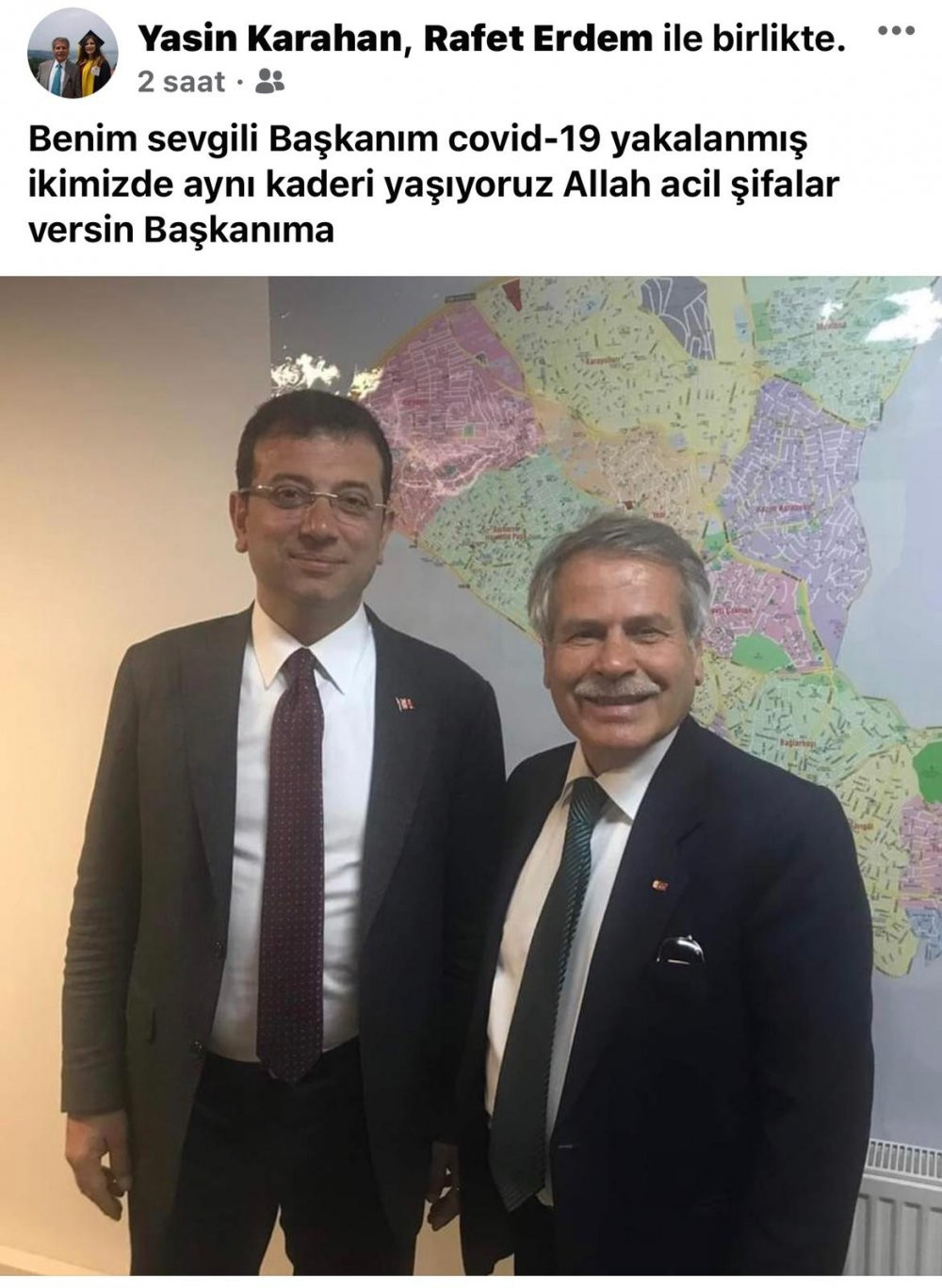 Ekrem İmamoğlu'nun danışmanı da koronavirüse yakalandı - Resim : 1