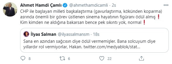 İlyas Salman, AKP'li Çamlı tarafından hedef alındı - Resim : 1