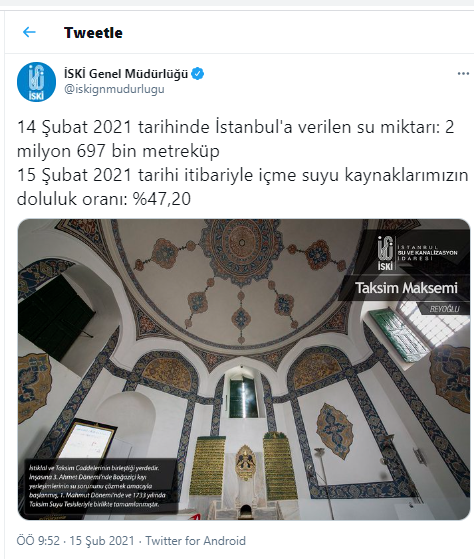 İstanbul barajlarındaki son doluluk oranları - Resim : 1