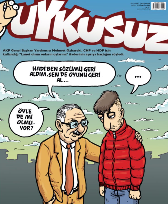 Uykusuz'dan çok konuşulacak 'Lanet olsun oylarına' kapağı - Resim : 1