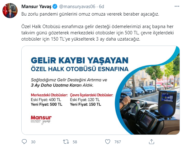 Mansur Yavaş duyurdu - Resim : 1