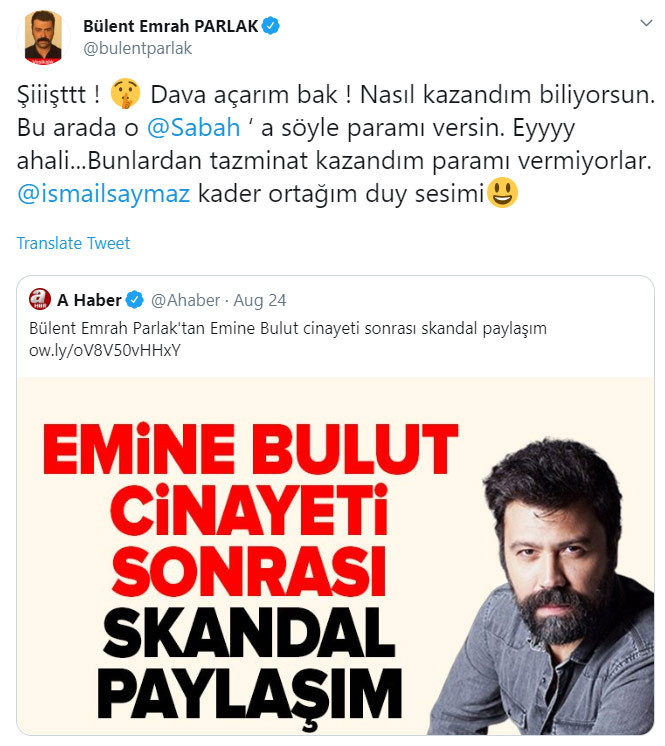 Sabah gazetesi, Bülent Emrah Parlak'ın tazminatını hala ödemedi - Resim : 2