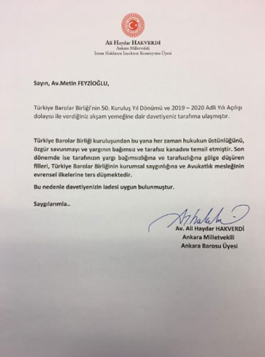 CHP'li Hakverdi, Feyzioğlu'nun davetini geri çevirdi - Resim : 2