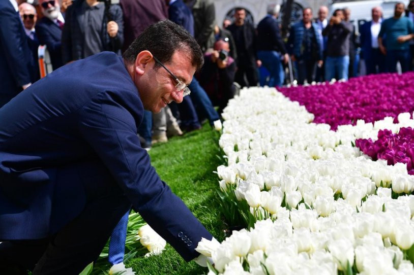 Sultanahmet'te Ekrem İmamoğlu'na sevgi seli... İyi ki geldiniz başkanım... - Resim : 2