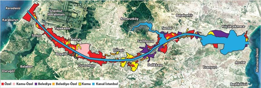 İşte parsel parsel Kanal İstanbul’un rant haritası - Resim : 1