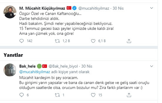 Erdoğan'ın danışmanından CHP'li Kaftancıoğlu ve Özel'e tehdit - Resim : 2