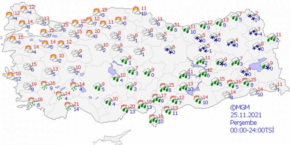 Meteoroloji'den sağanak ve kar uyarısı! - Resim : 2