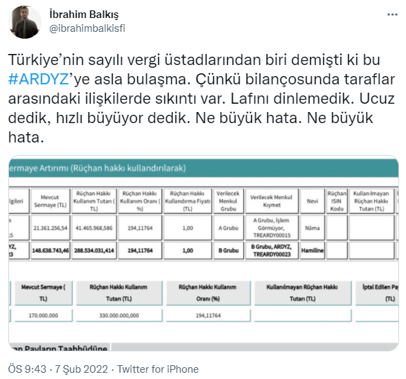 ARD Bilişim'in 'bedelli sermaye artırımı'na tepkiler çığ gibi: Bu soyguna dur de - Resim : 2