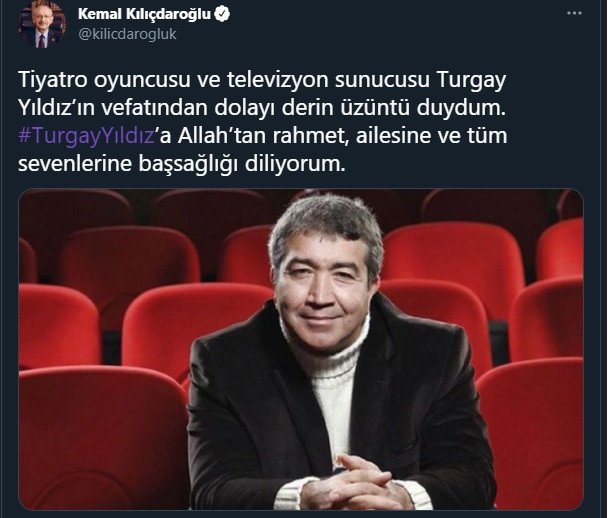 Kılıçdaroğlu'ndan Turgay Yıldız için başsağlığı mesajı - Resim : 1