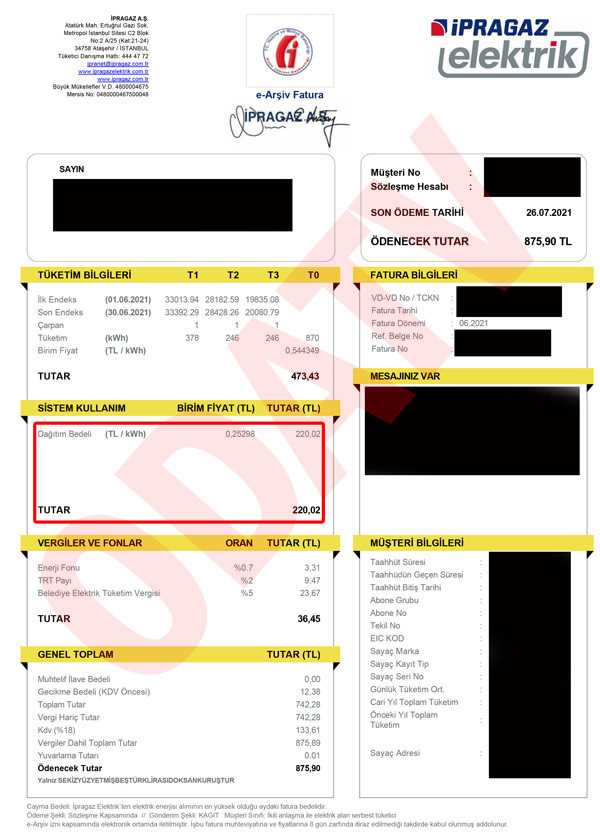 Elektrik faturalarına eklenen 'gizli zam' belgelendi - Resim : 1
