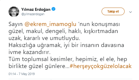 Ünlü isimlerden Ekrem İmamoğlu'na destek mesajları yağdı - Resim : 29