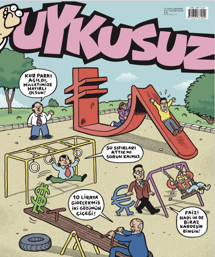 Uykusuz, TL'deki değer kaybını böyle ti'ye aldı - Resim : 1