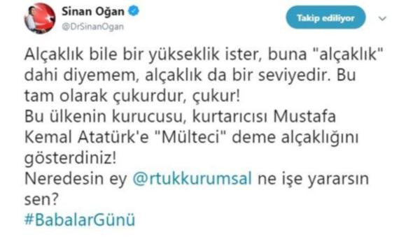 Mülteci yorumuna sert tepki: Alçaklık dahi diyemem, bu tam olarak çukurdur! - Resim : 1