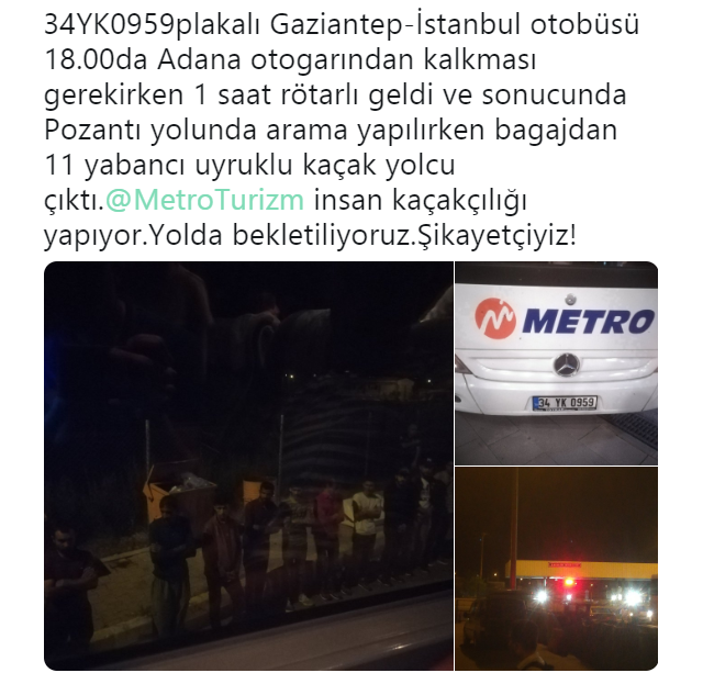 Metro Turizm skandallara doymuyor: Kaçak yolcu taşıdılar - Resim : 1