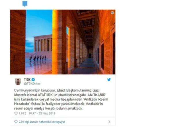 TSK'dan Anıtkabir açıklaması - Resim : 1