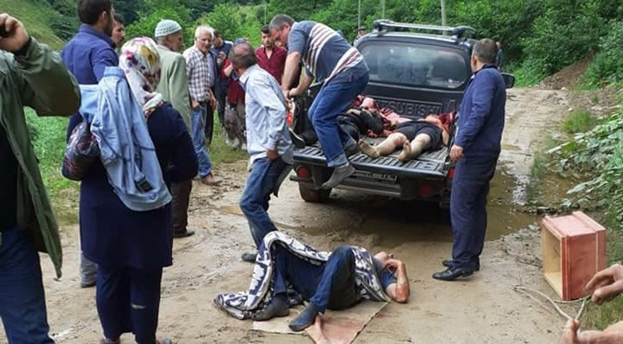 Giresun’da yolcu minibüsü dereye devrildi: 5 ölü 6 yaralı - Resim : 1