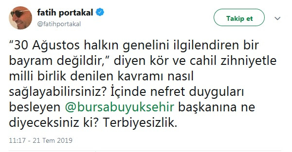 Fatih Portakal'dan AKP'li başkana sert sözler! - Resim : 1