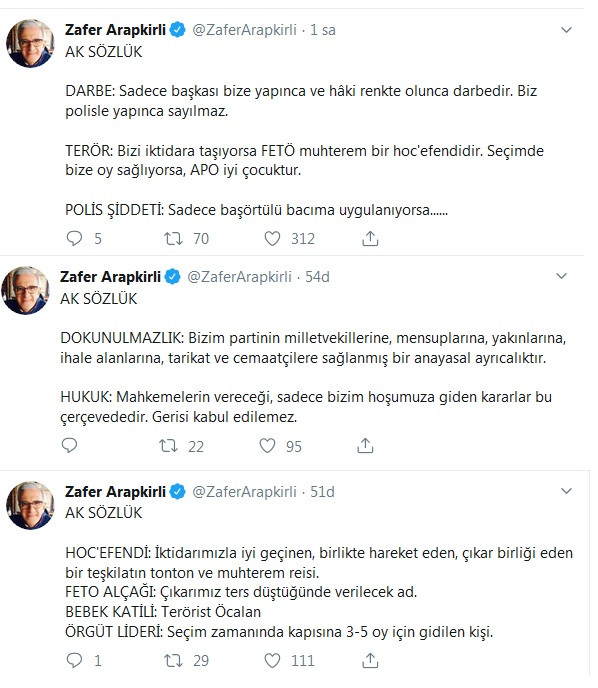 Gazeteci Arapkirli 'Ak Sözlüğü' deşifre etti! - Resim : 3